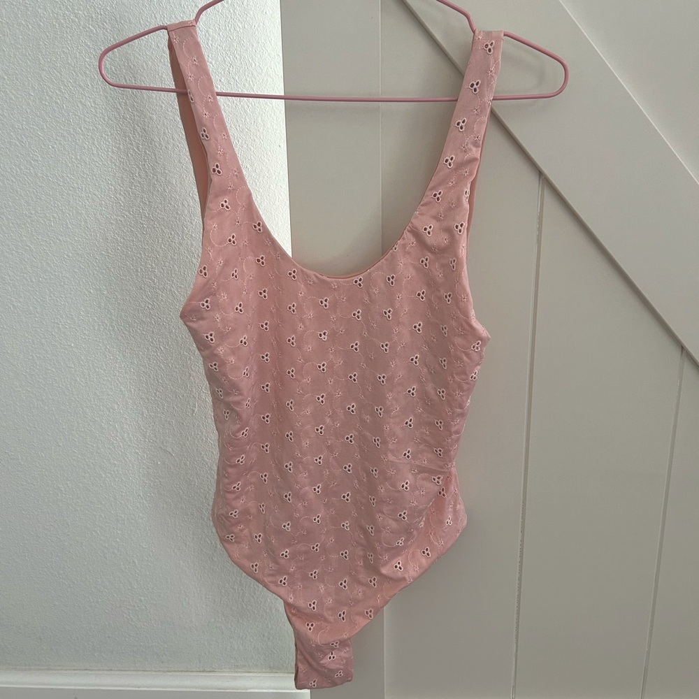 Dippin' Daisy's Pink Floral One Piece Swimsuit